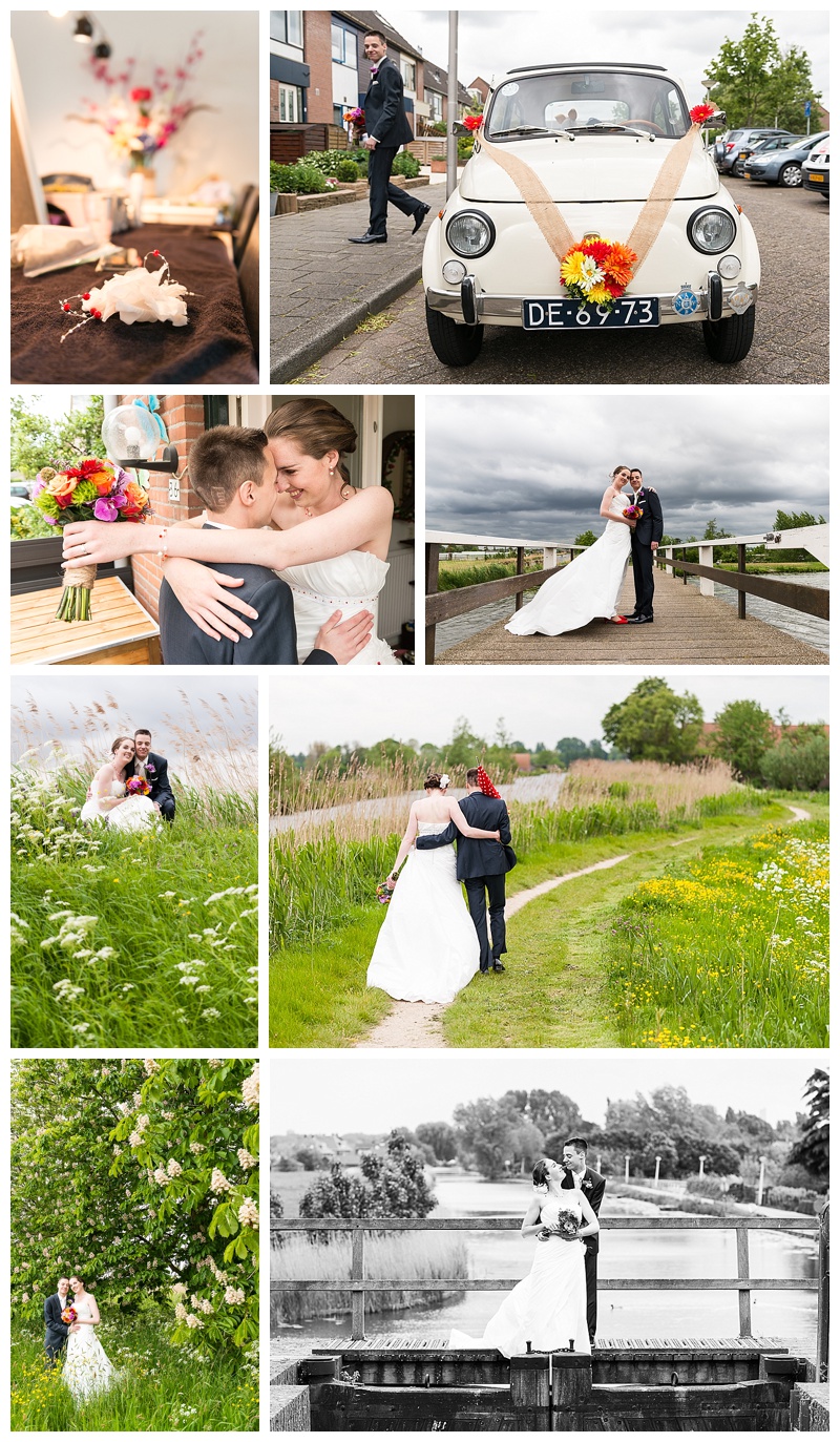 Trouwfoto's Ilse en Timo PIjnacker Berkel en Rodenrijs